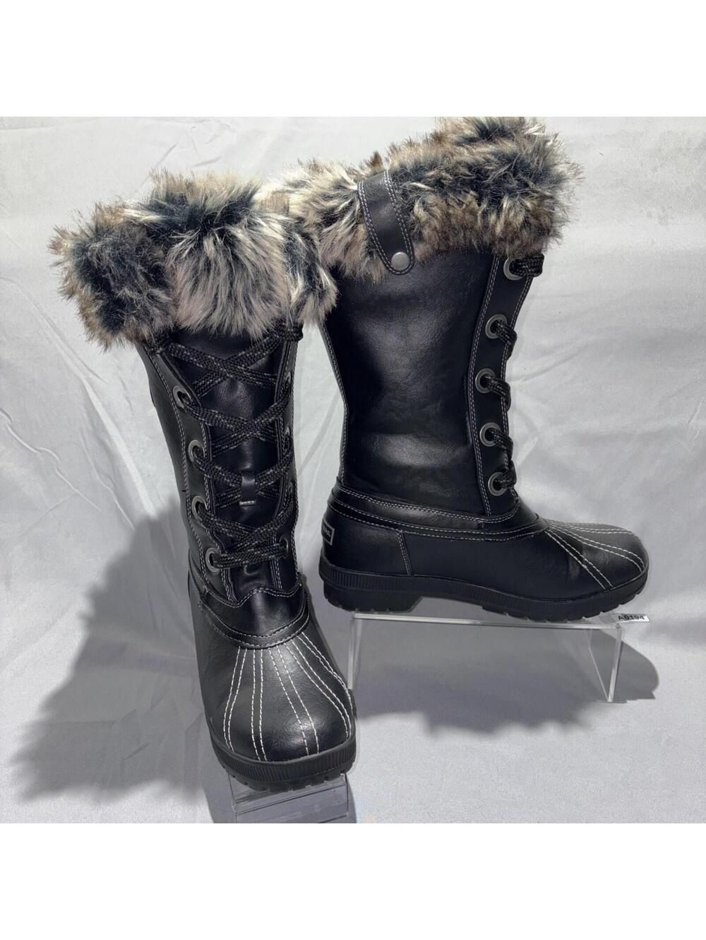 NWOB!! London Fog LFW-Melton 2 Black Gray LS017B Womens Size 9